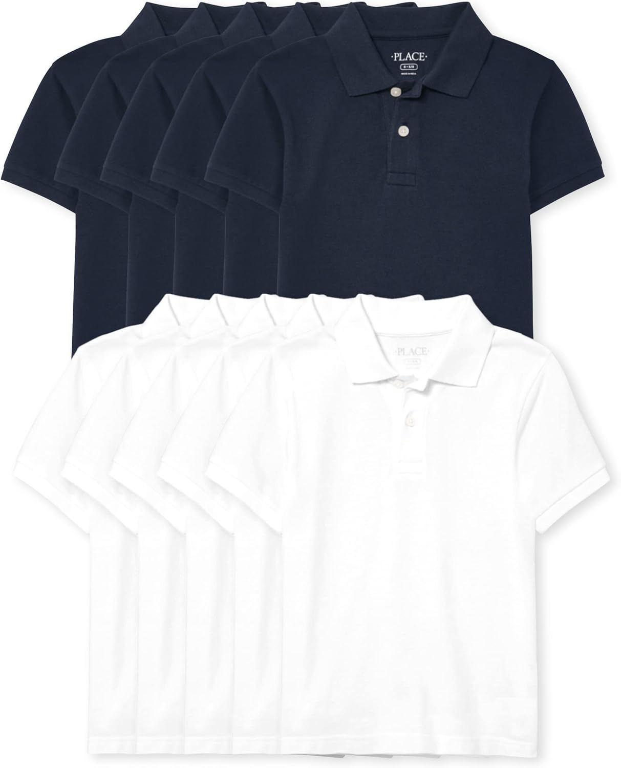 Boy's Multipack Short Sleeve Polo Shirts