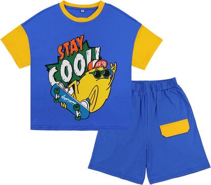 Toddler Boys Summer Outfit 2Pcs Set