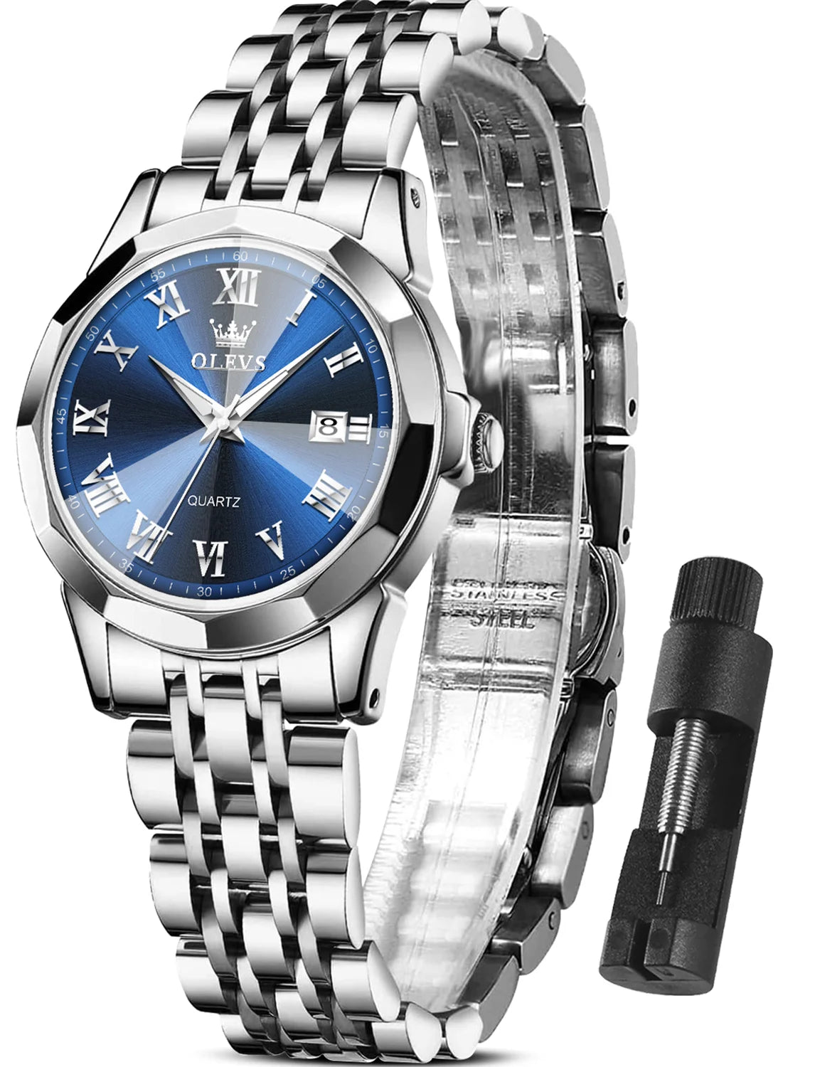 Women's Elegant Stainless Steel Waterproof Watch