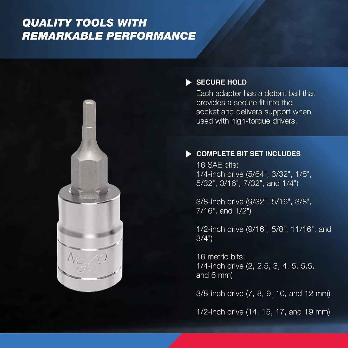 Allen Hex Bit Socket Set