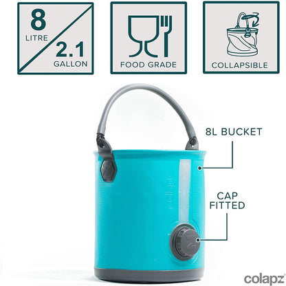 2-In-1 Collapsible Water Jug