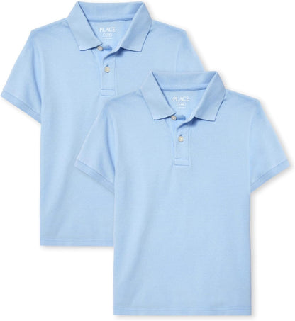 Boy's Multipack Short Sleeve Polo Shirts