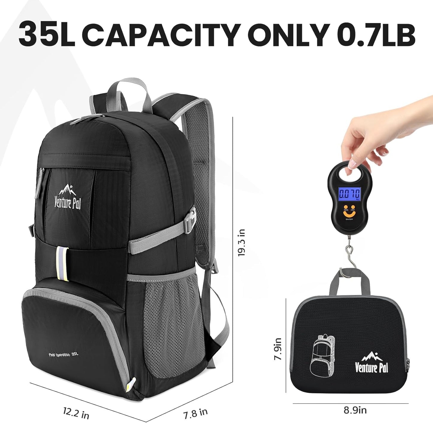 Foldable Water Resistant Backpack