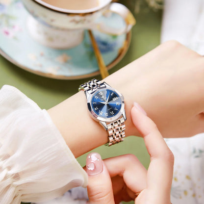 Women's Elegant Stainless Steel Waterproof Watch