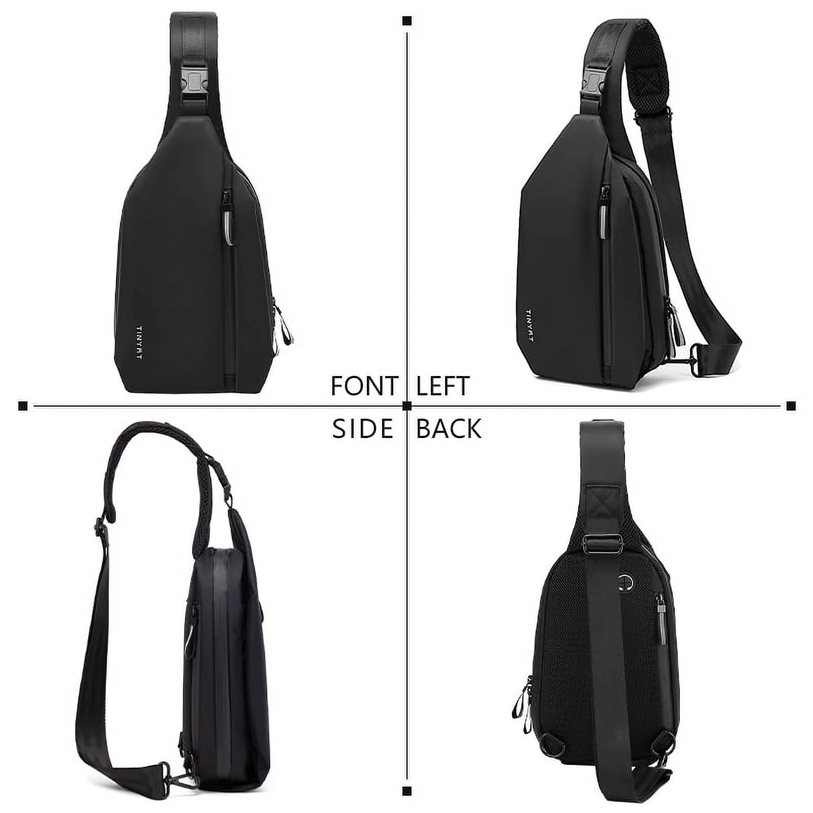 Men's Waterproof Anti-Theft Crossbody Sling Bag