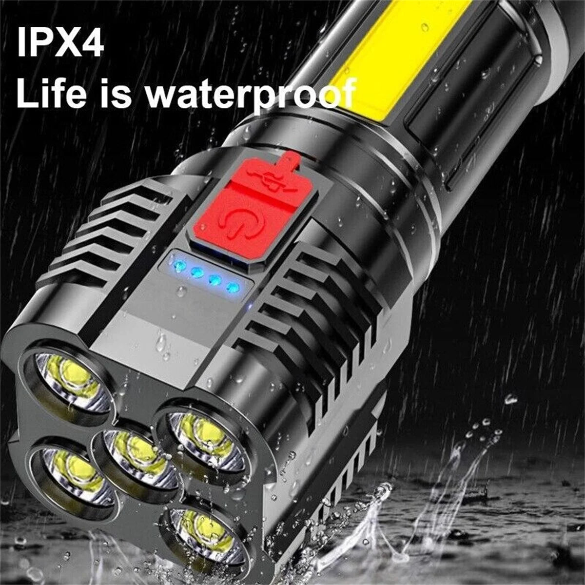 10,000 Lumens LED Tactical Flashlight