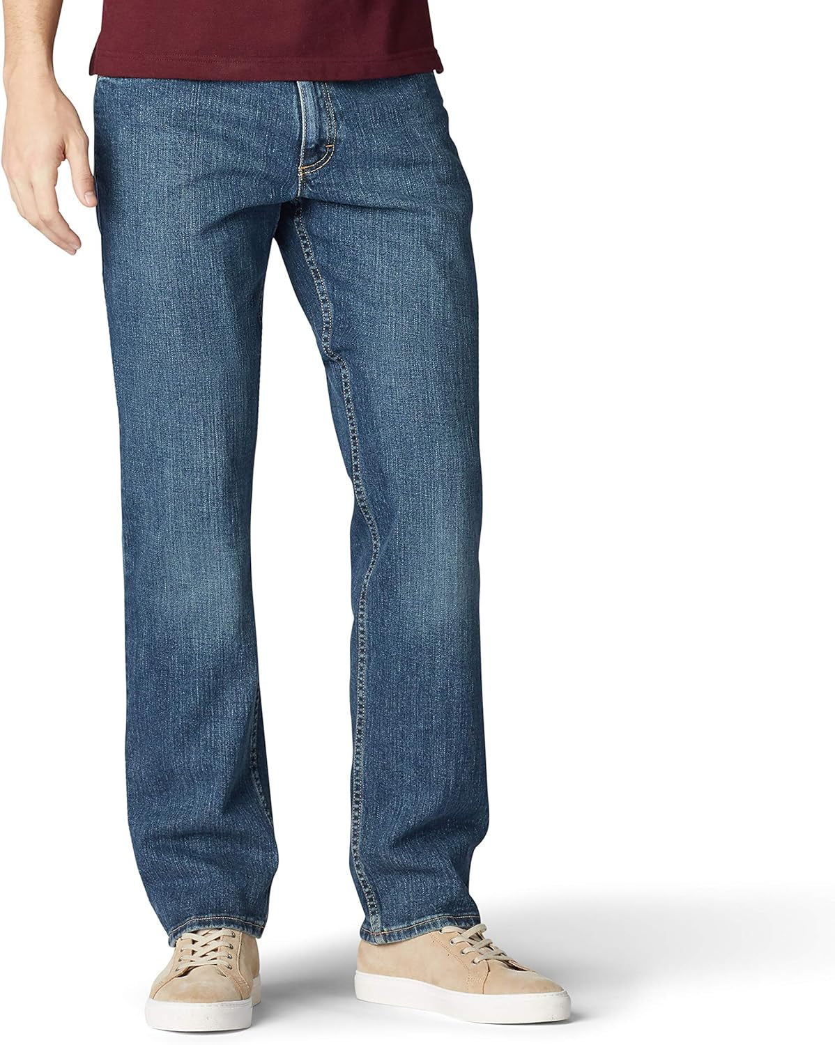 Men's Regular Fit Straight Leg Jeans