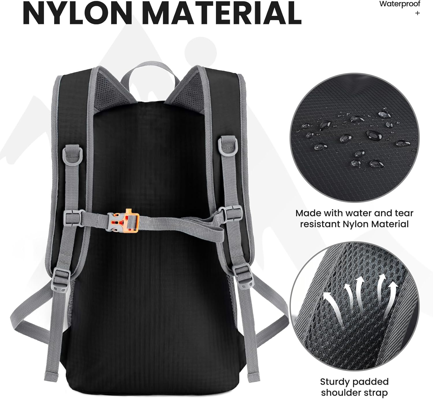 Foldable Water Resistant Backpack