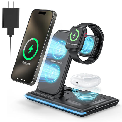 3 in 1 Wireless Charging Station