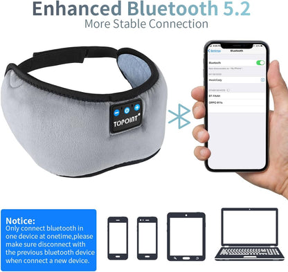 Sleep Mask Headphones with Wireless Bluetooth