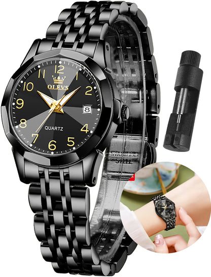 Women's Elegant Stainless Steel Waterproof Watch