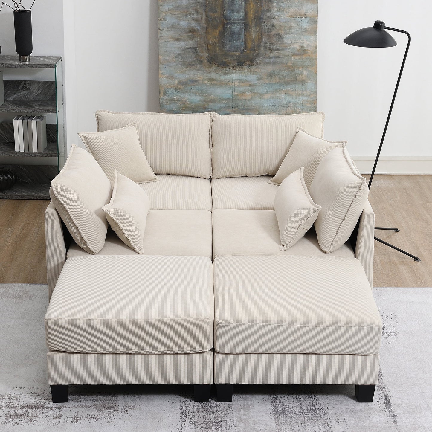 133"  Modular Sectional Sofa 