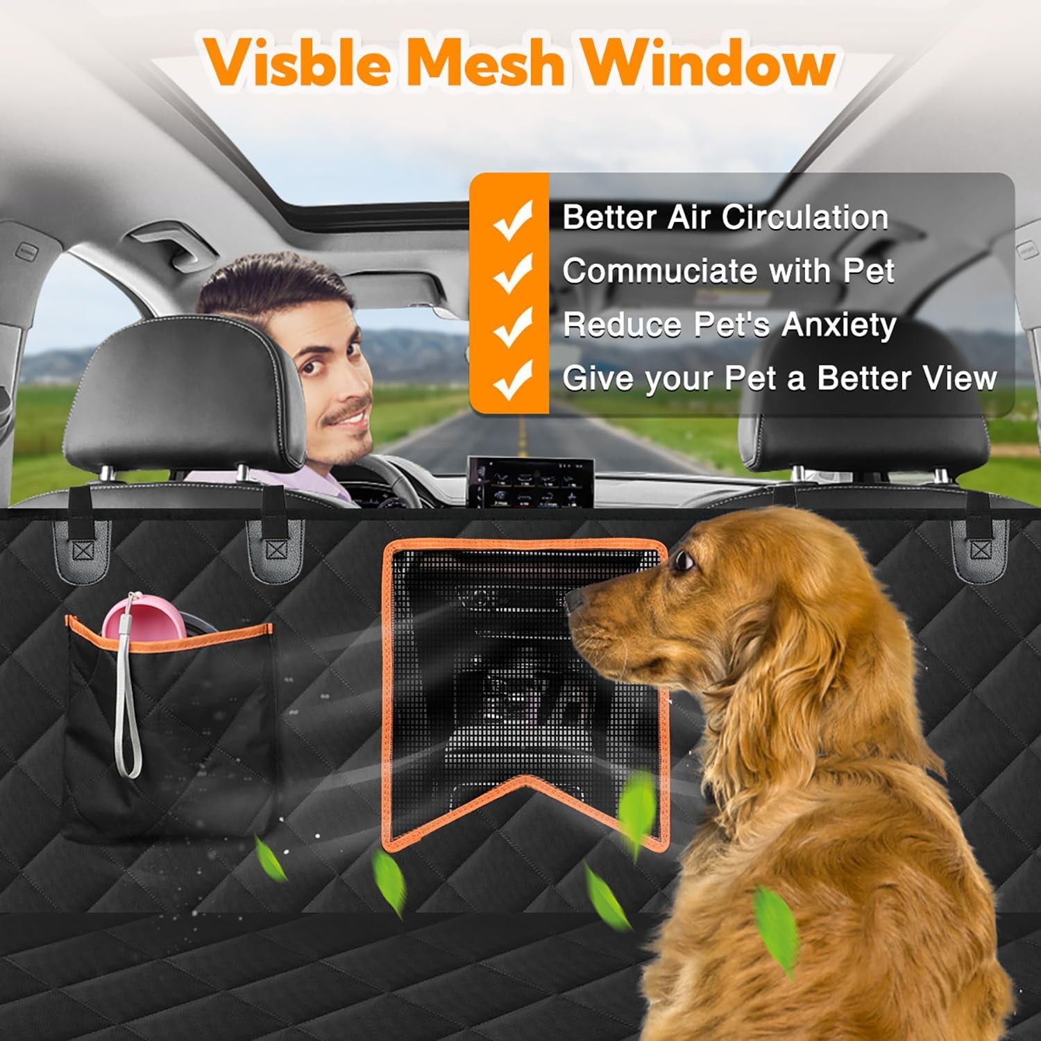 Waterproof Car Seat Cover for Dogs