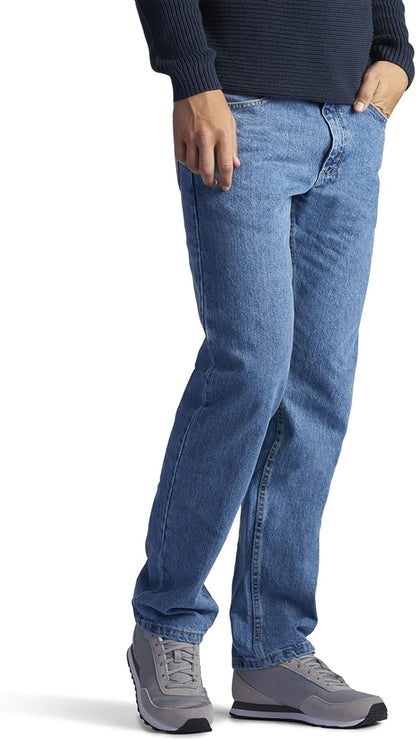 Men's Regular Fit Straight Leg Jeans