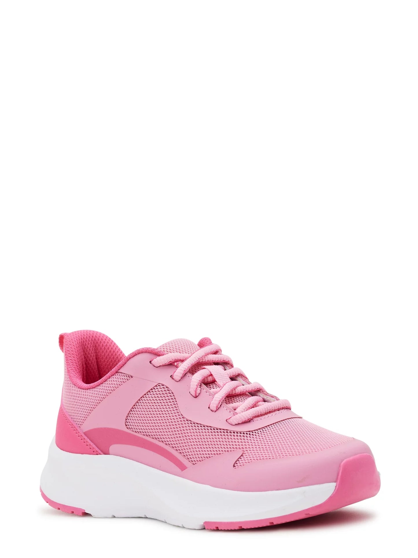 Girl's Mesh Jogger Lace up Sneakers