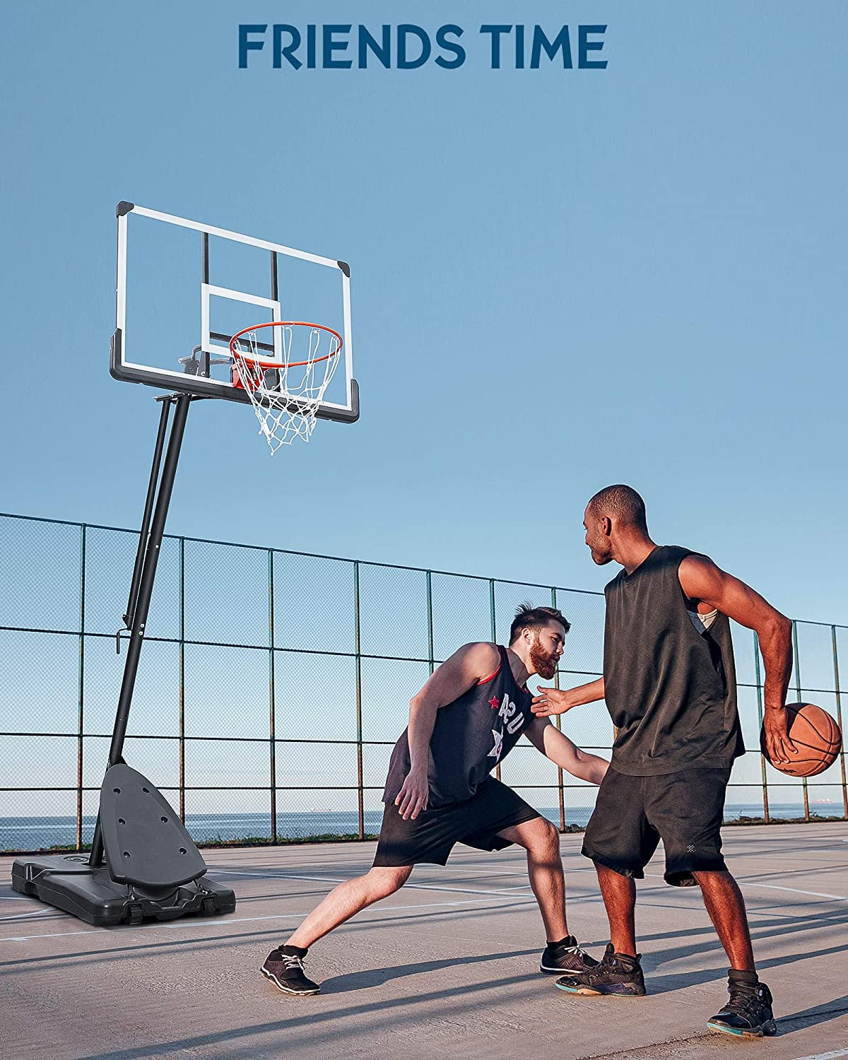 Outdoor Adjustable Basketball Hoop 