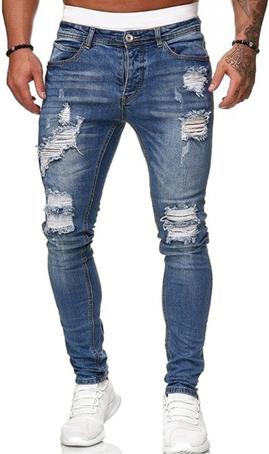 Men's Slim Fit Stretch Denim Jeans 