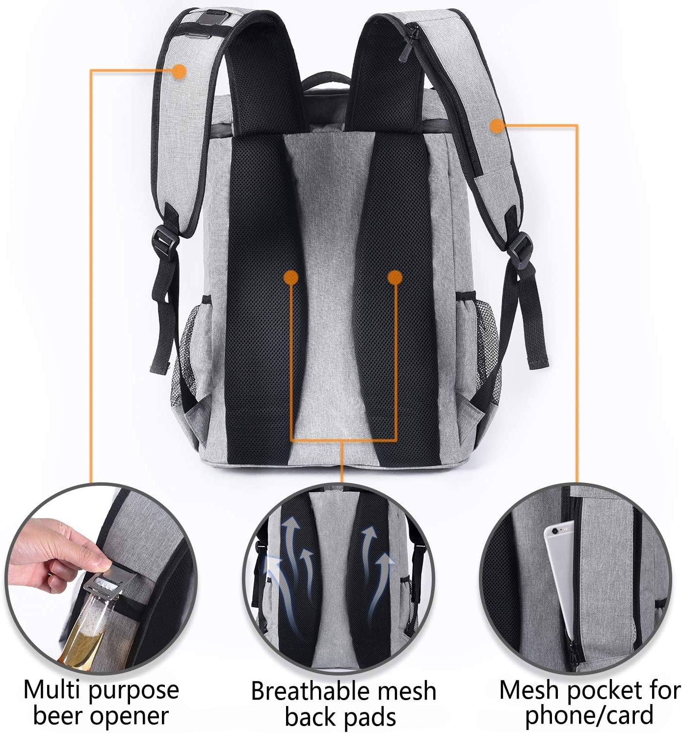 Insulated Backpack Cooler 