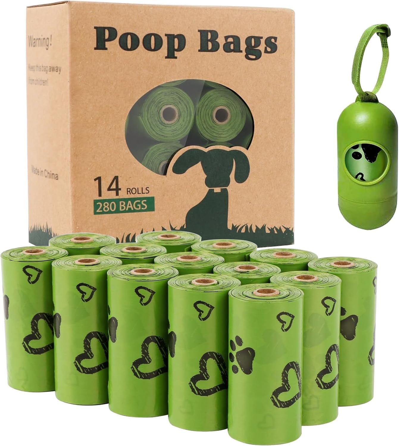 Dog Poop Bags - Extra Thick, Strong & Leak Proof 