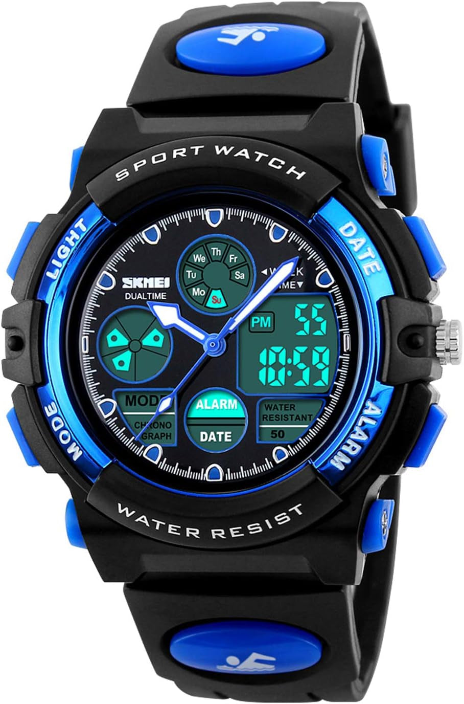 Boy's Digital Waterproof Sports Watch