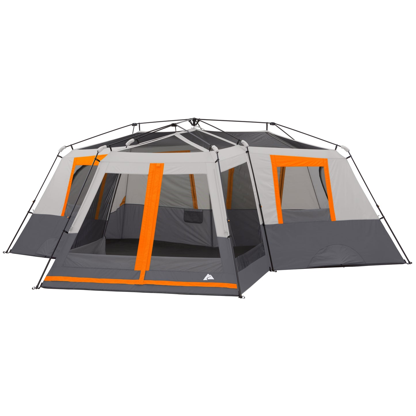 12-Person 3-Room Instant Cabin Tent with Screen Room