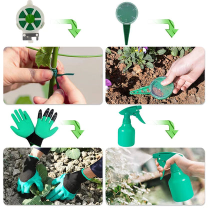 Heavy Duty Aluminum Gardening & Succulent Tools Set - 111 Pcs