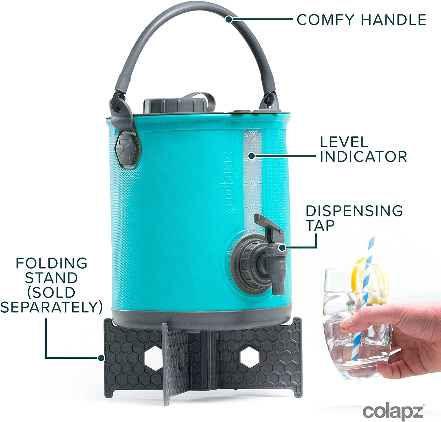 2-In-1 Collapsible Water Jug