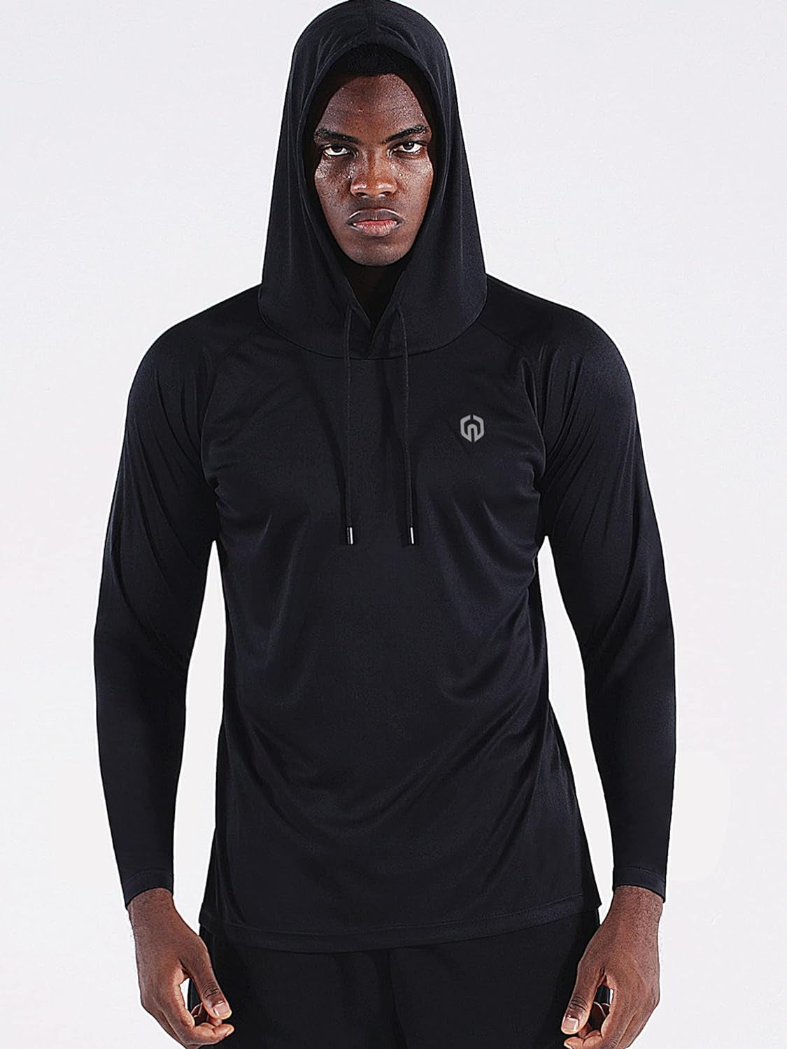 Men's Long Sleeve Workout Shirts with Hoods