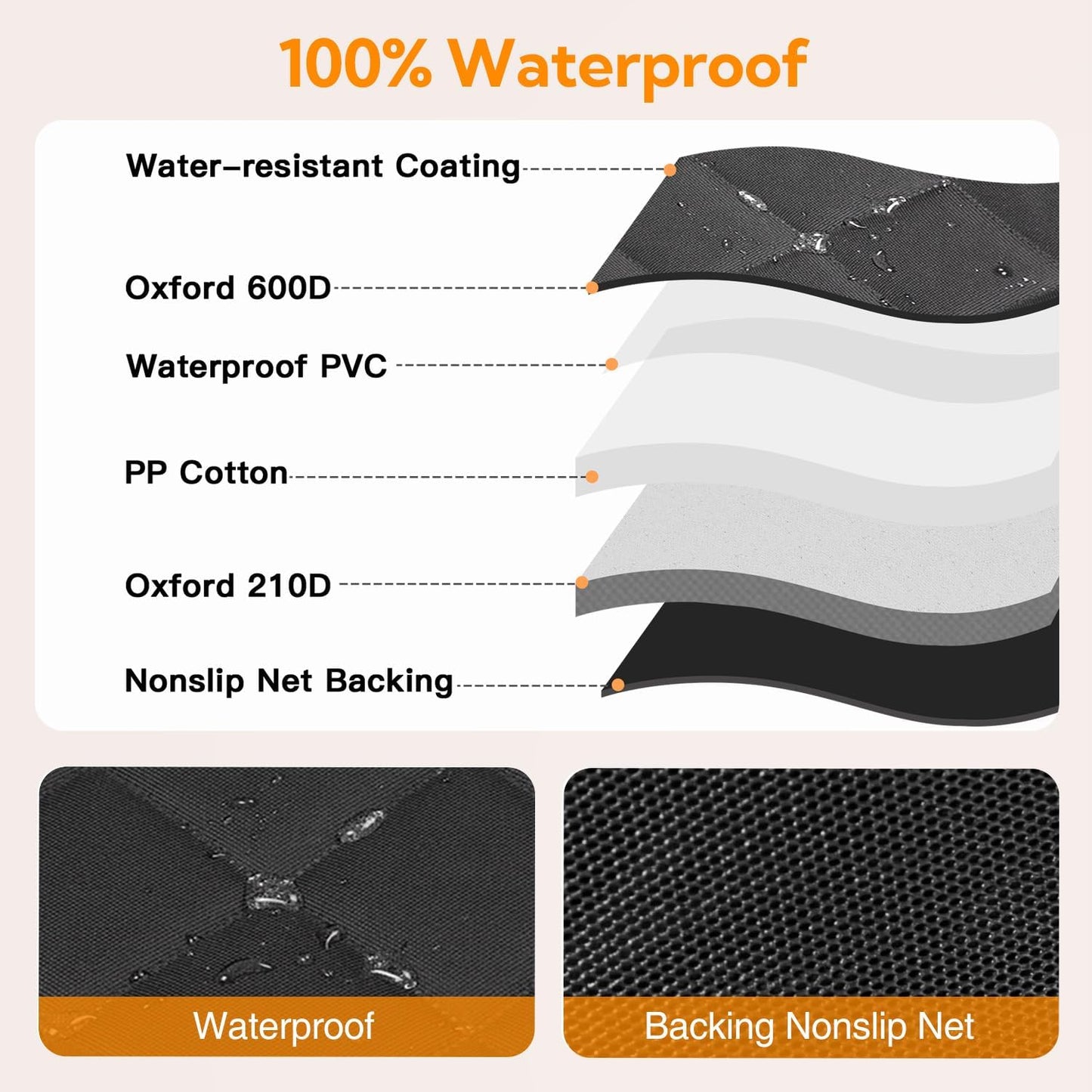 Waterproof Car Seat Cover for Dogs