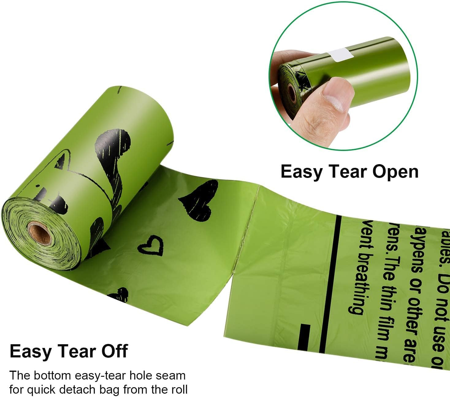 Dog Poop Bags - Extra Thick, Strong & Leak Proof 