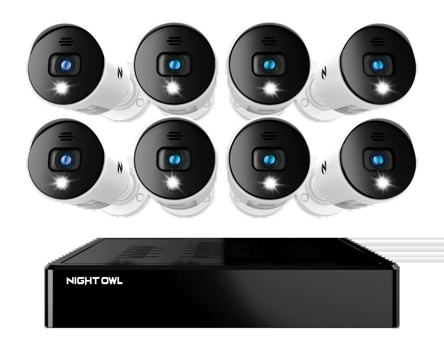 Security Camera System CCTV, 8 Channel Bluetooth DVR with 1TB Hard Drive