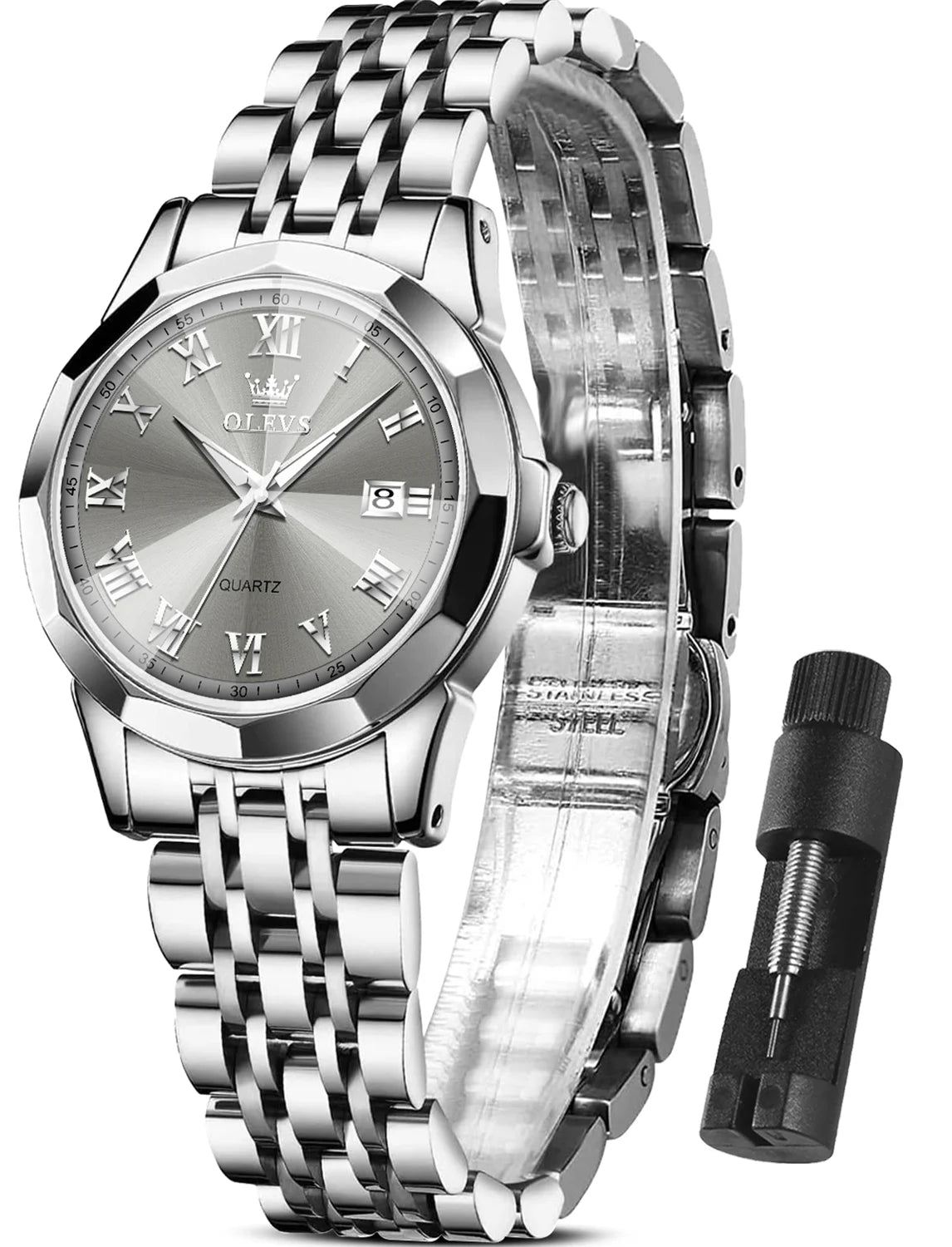 Women's Elegant Stainless Steel Waterproof Watch