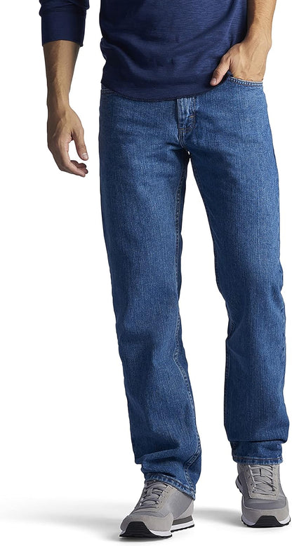 Men's Regular Fit Straight Leg Jeans