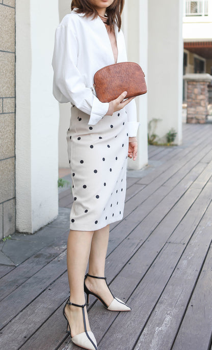 Women's Vegan Leather Tote Bag, Small Tote Handbag, Pouch Purse & Wristlet Wallet Bag - 4 Pcs Set 