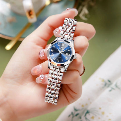 Women's Elegant Stainless Steel Waterproof Watch