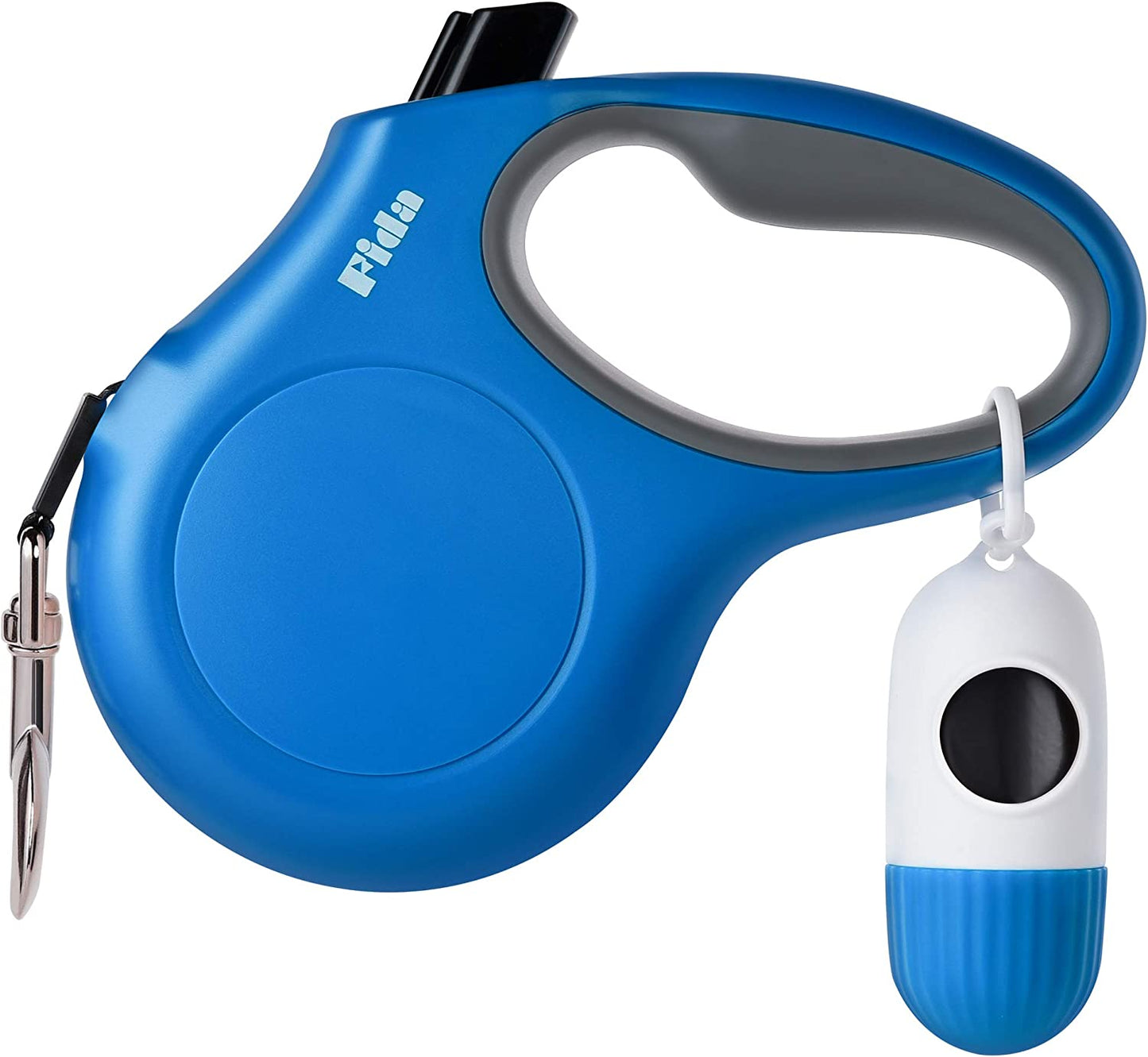 Retractable Dog Leash with Dispenser and Poop Bags