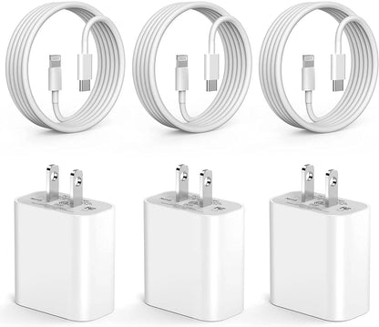 Iphone USB Type C Fast Charger - 3 Pack 