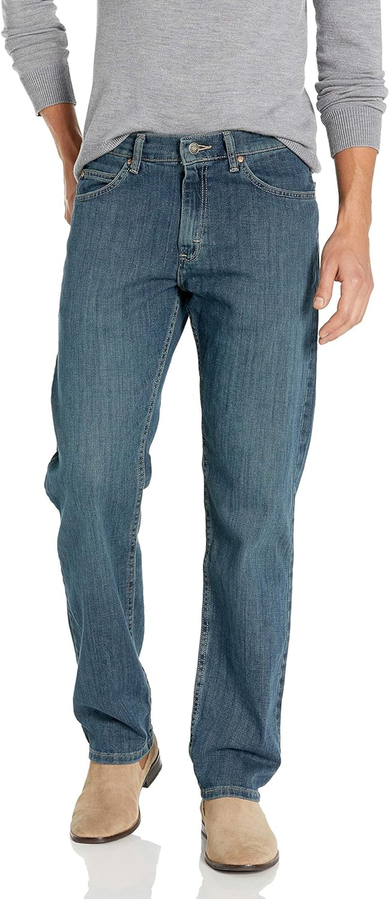 Men's Regular Fit Straight Leg Jeans